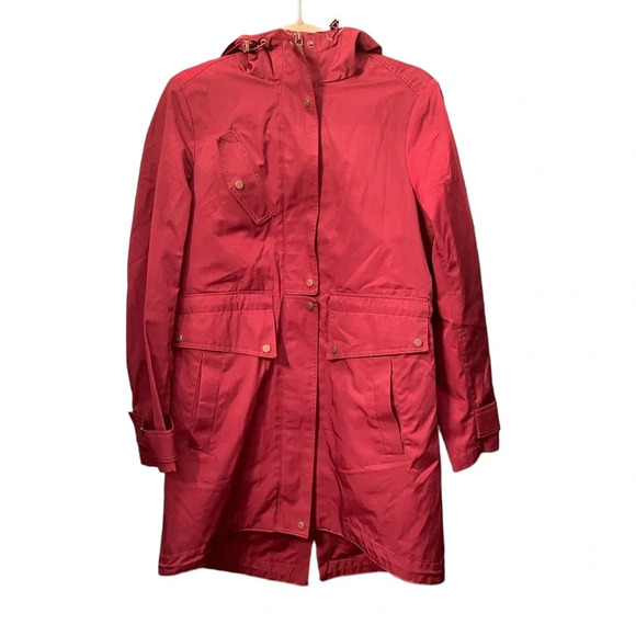 VINCE CAMUTO BURGUNDY PARKA - Picture 1 of 4